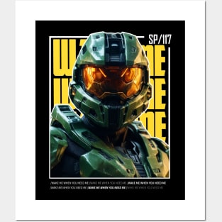 Halo game quotes - Master chief - Spartan 117 - Realistic #3 Posters and Art